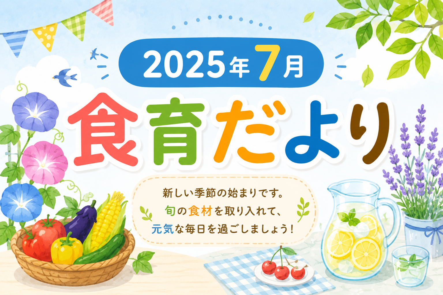 2025年7月の食育だより